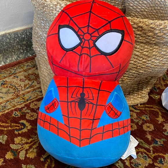 Disney Cartoon Spider Man Action Figure Plush Toy Doll Boy Clothes Pillow Kids Room Decoration